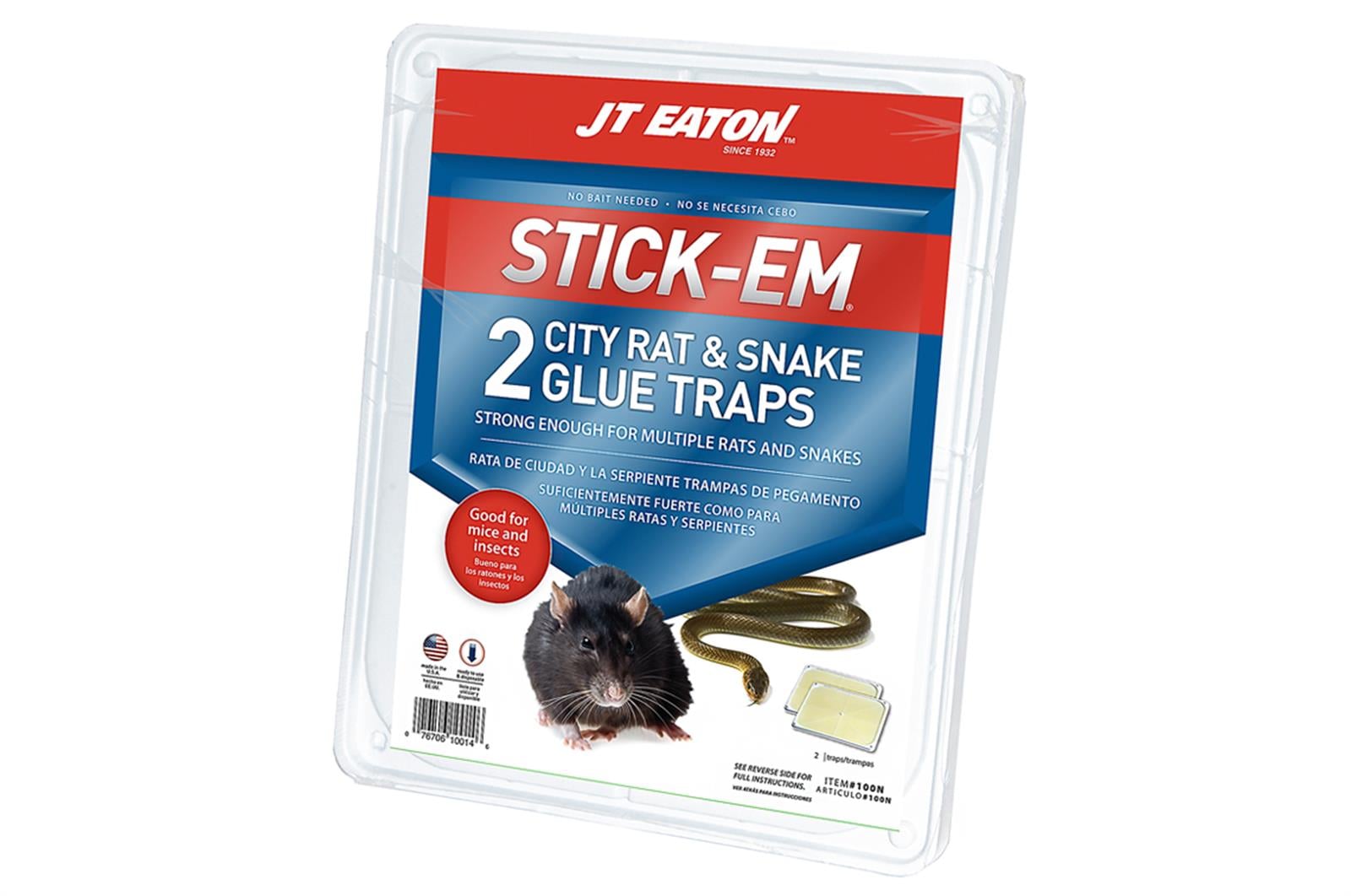 StickEm City Rat & Snake Glue Traps Nixalite